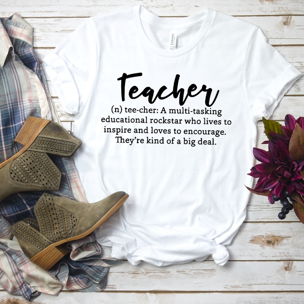 Teacher Shirt, Teaching is a Work of Heart Shirt,